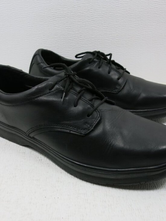L. L. Bean Black Leather Casual Dress Men\'s Footwear Oxfords Oxfords Sz 13 M
